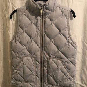 J Crew quilted vest sz XS excellent cond